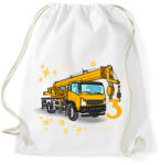 printfashion mobil daru crane3 - Sportzsák, Tornazsák - Fehér (18292312)
