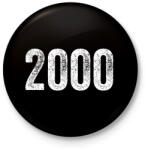 printfashion 2000 - Kitűző, hűtőmágnes - Fekete (18259116)