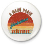 printfashion Szülinap menő pasi dec - Kitűző, hűtőmágnes - Fehér (18371846)
