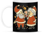 printfashion Télapó és télanyó - Bögre - Fekete (18015128)