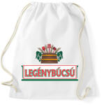 printfashion Legénybúcsú márkaparódia - Sportzsák, Tornazsák - Fehér (18499004)