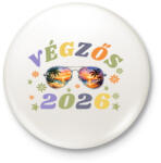printfashion végzős 2026 (3) - Kitűző, hűtőmágnes - Fehér (18327878)