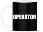 printfashion Operátor felirat - Bögre - Fekete (18421219)
