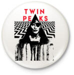 printfashion twinpeaks - Kitűző, hűtőmágnes - Fehér (18293630)