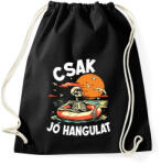 printfashion Csak jó hangulat - Sportzsák, Tornazsák - Fekete (18459935)