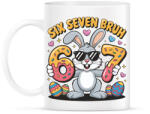 printfashion húsvéti six seven - Bögre - Fehér (18170354)