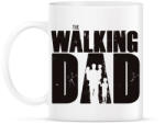 printfashion The walking dad - apa három gyerekkel - Bögre - Fehér (18443281)