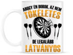 printfashion Ahogy én dobok az nem tökéletes - Bögre - Fehér (18224263)