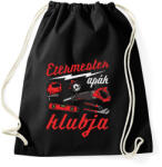 printfashion Ezermester apuka - Sportzsák, Tornazsák - Fekete (18394433)
