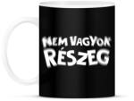 printfashion nem vagyok részeg - Bögre - Fekete (18156157)