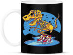 printfashion Trex csontváz - Bögre - Fekete (17905111)