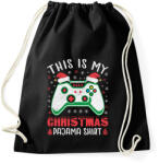 printfashion gamer pajama - Sportzsák, Tornazsák - Fekete (17964033)