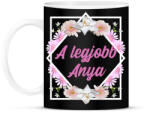printfashion A legjobb anya - Bögre - Fekete (18311928)