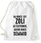 printfashion ZOLI - Sportzsák, Tornazsák - Fehér (18404175)