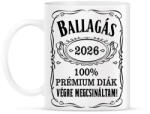 printfashion BALLAGÁS 2026 fekete - Bögre - Fehér (18302769)