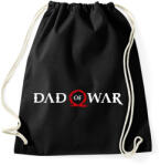 printfashion Dad of war - Sportzsák, Tornazsák - Fekete (18420339)