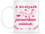 printfashion Szülinap királynők dec pink - Bögre - Fehér (18068711)