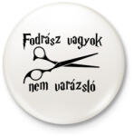 printfashion Fordász vagyok nem varázsló - fekete - Kitűző, hűtőmágnes - Fehér (18192819)