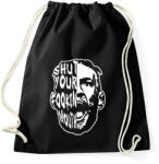 printfashion Shut your fookin mouth - Sportzsák, Tornazsák - Fekete (18170978)