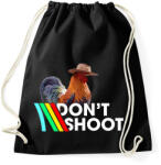 printfashion arc raiders dont shoot - Sportzsák, Tornazsák - Fekete (18103552)