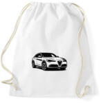 printfashion Alfa Romeo Stelvio - Sportzsák, Tornazsák - Fehér (17939182)