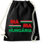 printfashion RIA RIA Hungária (5) - Sportzsák, Tornazsák - Fekete (18261998)