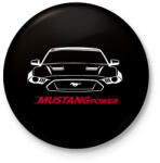 printfashion Mustang power - Kitűző, hűtőmágnes - Fekete (18475363)
