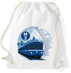 printfashion M3 metró - Sportzsák, Tornazsák - Fehér (18392142)