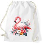 printfashion Flamingo - Sportzsák, Tornazsák - Fehér (18405882)