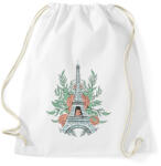 printfashion Eiffel torony - Sportzsák, Tornazsák - Fehér (18030354)