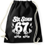 printfashion Six Seven - Sportzsák, Tornazsák - Fekete (18267520)