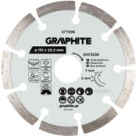 GRAPHITE Disc de taiere diamantat, segmentat, 230 x 22, 22 mm, taiere uscata si umeda 57T306 (57T306) Disc de taiere
