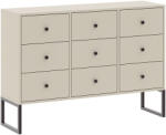  9 fiókos komód kasmír színben LINEA 115 cm (IM5003450KSR)