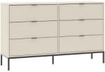  DECO komód bézs színben, 6 fiókkal, 150 cm (IM5003675KSRA)