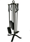  Kandalló szett 5 db-os festett 70 cm (K0083)