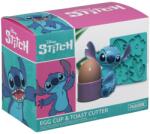 Paladone Disney Classics Stitch Egg Cup and Toast Cutter Set (5056577733709) Figurina