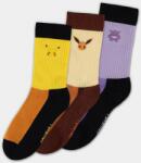 Difuzed Pokemon Sosete Crew 3Pack Eevee Gengar Pikachu (8718526678451) Figurina