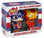 Funko Pop - Salt & Pepper Shakers Iron Man & Captain America (849803056001) Figurina