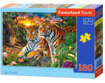 Castorland Puzzle 180 piese Tiger Family Castorland 18482 (5904438018482) Puzzle