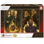 Educa Puzzle 2x500 piese House of the Dragon Educa 19573 (8412668195738) Puzzle