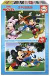 Educa Puzzle lemn 2x48 piese Mickey & Friends 18885 EDUCA (8412668188853) Puzzle