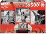 Educa Puzzle 3x500 piese Deco Big Cities 17096 (8412668170964) Puzzle