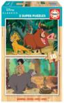 Educa Puzzle lemn 2x16 piese Disney Classics 18874 EDUCA (8412668188747) Puzzle
