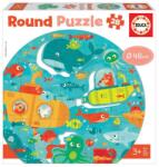 Educa Puzzle rotund 28 piese Unde the Sea Educa 18907 (8412668189072) Puzzle