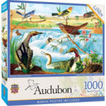 Masterpieces Puzzle 1000 piese Audubon Harmony of Birds & Stream (705988725128) Puzzle