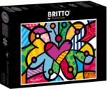 Bluebird Puzzle Romero Britto - Heart Butterfly Puzzle 2000 piese (90025) Puzzle