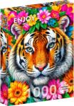 Enjoy Puzzle Puzzle 1000 piese Enjoy - Stripes and Blooms (2267) Puzzle