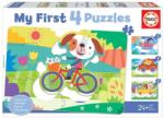 Educa Puzzle 4 in 1 piese My Vehicles Educa 18898 (8412668188983) Puzzle