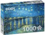 Enjoy Puzzle Puzzle 1000 piese Enjoy - Vincent van Gogh: Starry Night Over the Rhone (1140) Puzzle