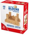 Deico Games Joc Cuburi Constructie Cetate Medievala - Set din lemn 48 piese (5947502876281)